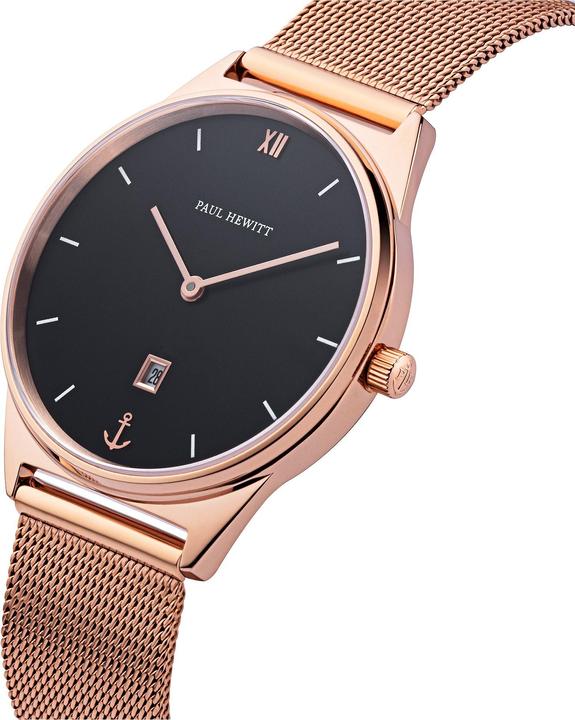 Produktbild Paul Hewitt Praia Black Sea Rose Gold Mesh (Analoguhr, 33 mm)