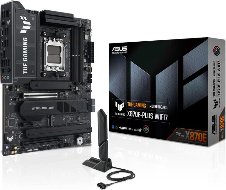 Actual product image ASUS MB TUF GAMING X870E-PLUS WIFI7 (AM5, AMD X870E, ATX)