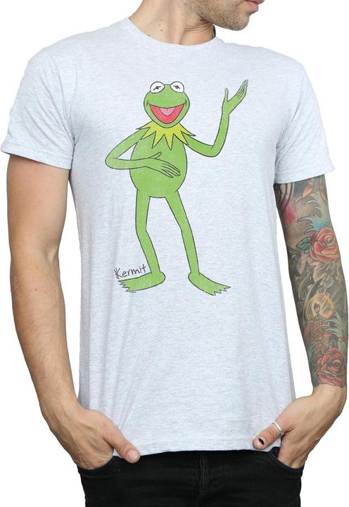Actual product image Gildan Mens Classic Kermit Heather T-Shirt (M)