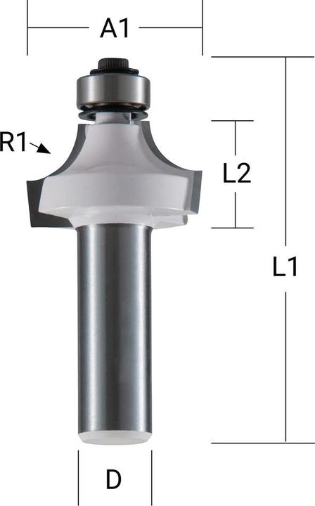 Produktbild Makita Rundkantenfräsen mit Anlauflager
