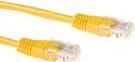 Image du produit Câble patch CAT6 jaune de 2 mètres U/UTP avec connecteurs RJ45. Cat6 u/utp jaune 2.00m (U/UTP, CAT6, 2 m)