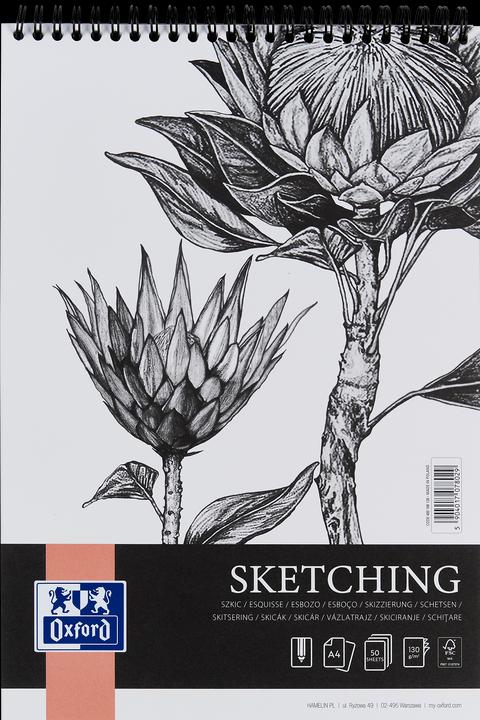 Produktbild Oxford Skizzenblock (A4, Blanko, Weicher Einband)