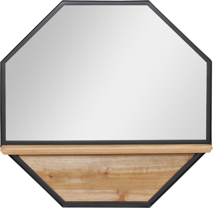 Actual product image Homcom Wall mirror with wooden frame