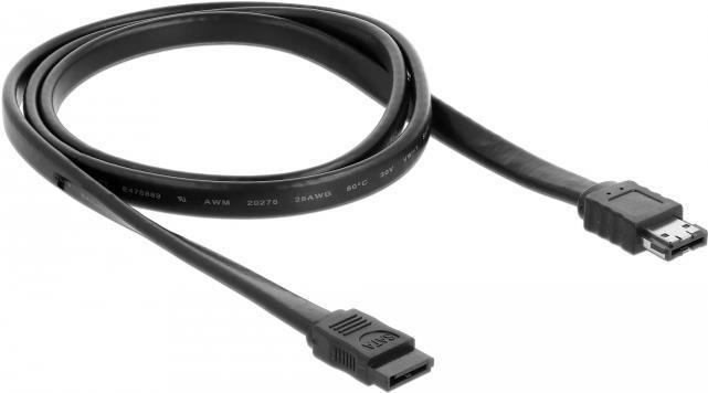 Image du produit Delock Câble eSATA 3 Gb/s femelle > eSATA femelle 1 m noir