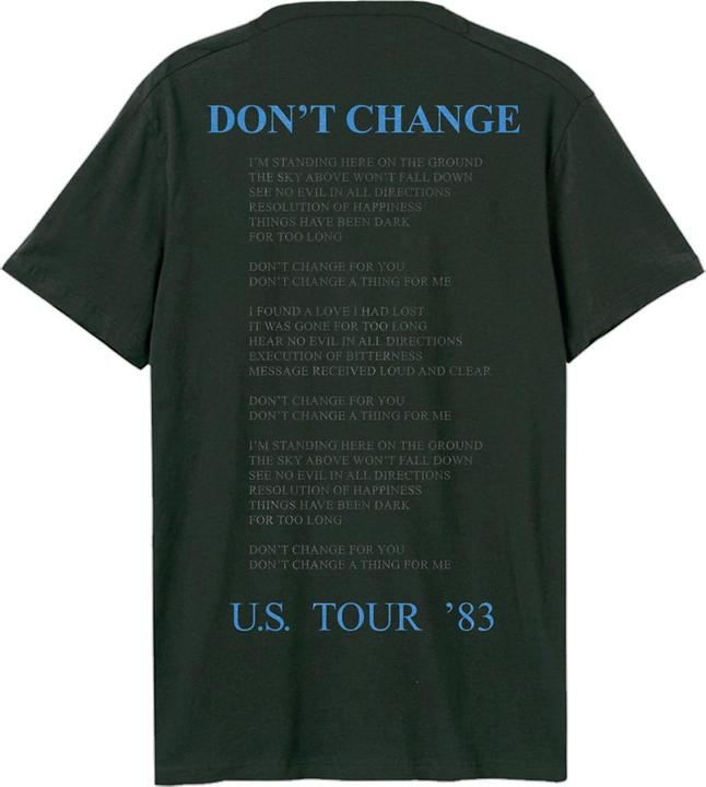 Actual product image Amplified Unisex Adult Don't Change INXS T-Shirt (M)