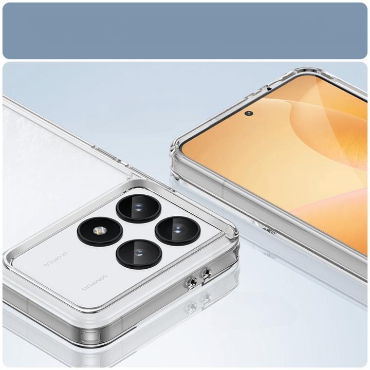 Produktbild Cover-Discount Xiaomi Poco F6 Pro - Schützende Acryl-Handyhülle mit erhöhtem Rand (Xiaomi Poco F6 Pro)