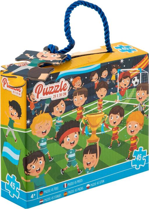 Actual product image Grafix Football jigsaw puzzle, 45 pieces. (45 pieces)