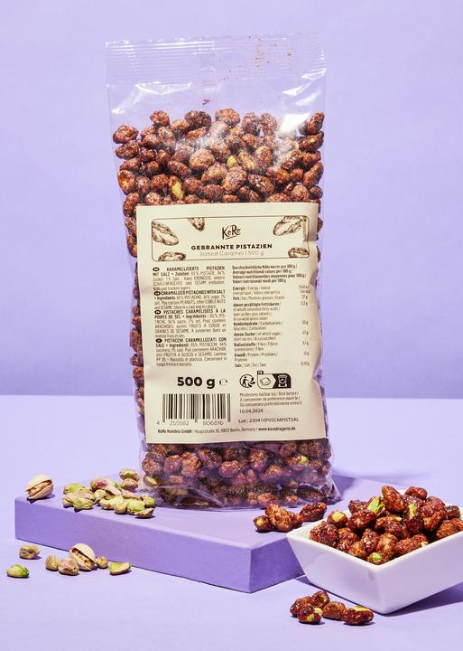 Actual product image KoRo Caramelised pistachios with salt (500 g)
