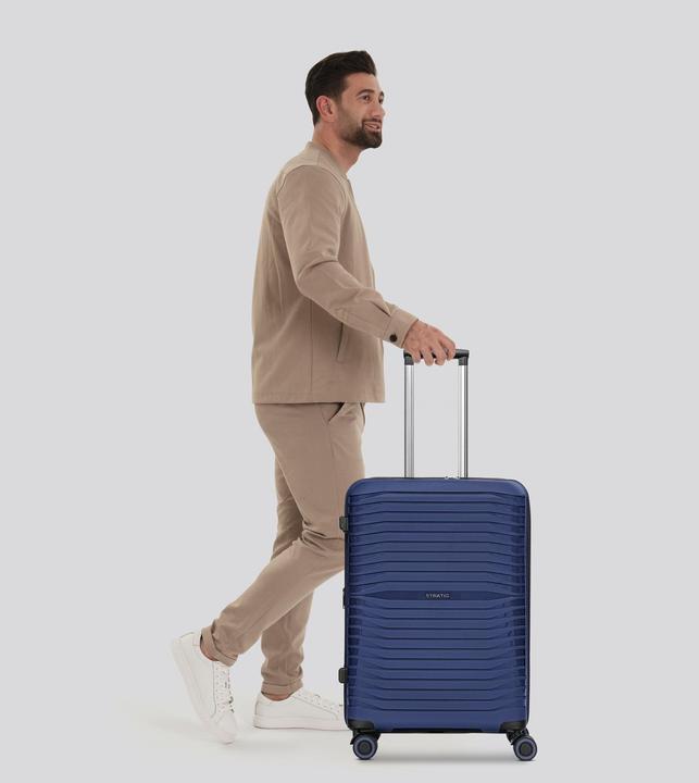 Produktbild Stratic Shine 4 Rollen Trolley 65 cm mit Dehnfalte (69 l, M (50 - 90l))