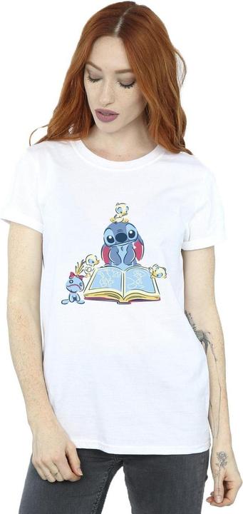 Produktbild Disney Lilo & Stitch Reading A Book TShirt (XL)