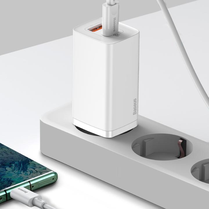 Immagine prodotto Baseus Caricabatterie rapido GaN2 LiteC+U 65W EU Bianco (65 W)