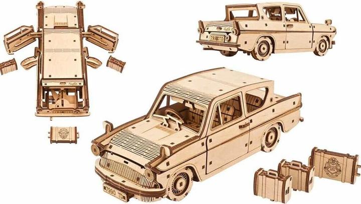Actual product image Ugears Flying Ford Anglia