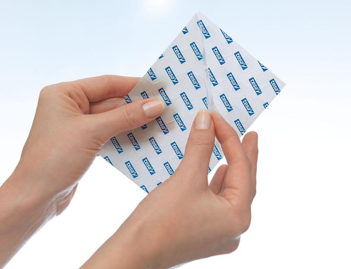 Produktbild tesa TACK doppelseitige Klebebads, transparente Klebestreifen (0.02 kg)