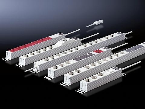 Produktbild Rittal Steckdosenleiste 9 Schuko-Stecker (9 x, CEE 7/3, 2 m)