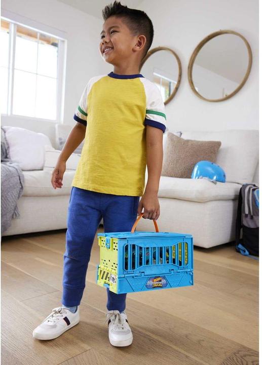 Produktbild Hot Wheels Monster Trucks Mega Wrex Oversized Crash Cage