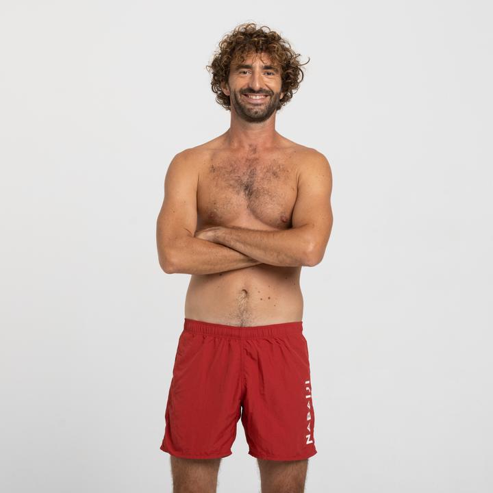 Produktbild Nabaiji Schwimmshorts Herren - 100 rot (XXL)