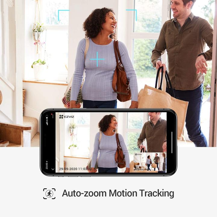 Image du produit EZVIZ C6W caméra rotative 4 MP + détection de visage (2560 x 1440 Pixels)