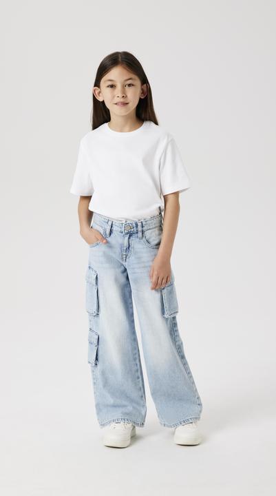 Actual product image Name it NKFBELLA WIDE CARGO JEANS 8772-BE NOOS (164)