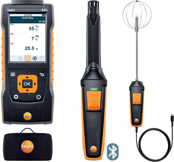 Actual product image Testo Anemometer 440 Set 0563 4408