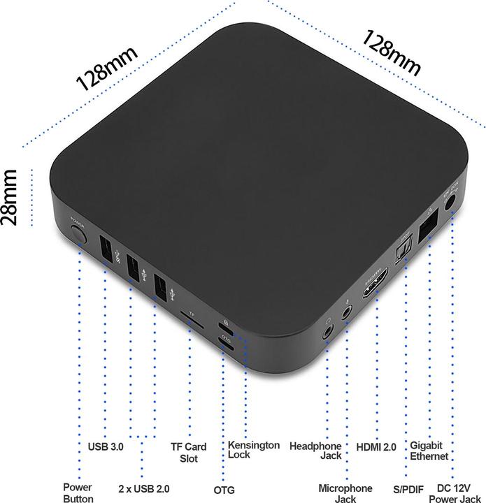 Produktbild Minix X35i Plus (ARM Cortex A55, 2 GB, Mali-G52 2EE MC2)