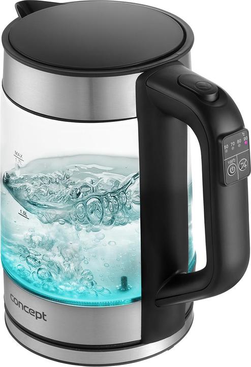 Produktbild Concept Czajnik Czajnik elektryczny szklany z regulacjš temperatury 1,7l RK4067 (1.70 l)