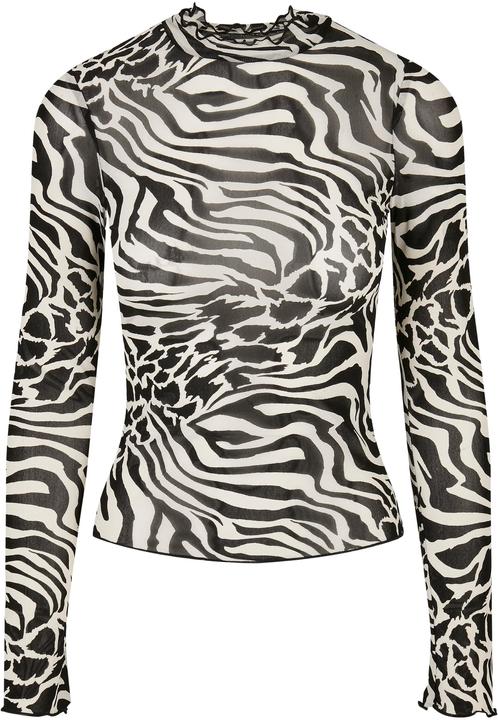 Immagine prodotto Urban Classics Donna AOP Mesh Turtleneck Longsleeve (XL)
