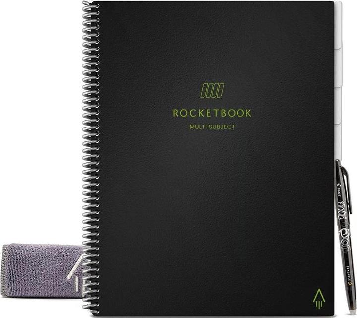 Actual product image Rocketbook Spiral Book Multi Subject (A4, Lined, Soft cover)