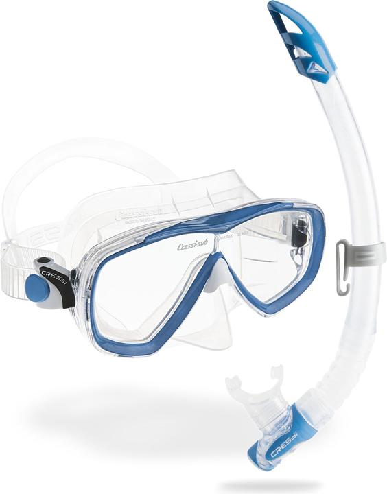 Transparent / Bleu