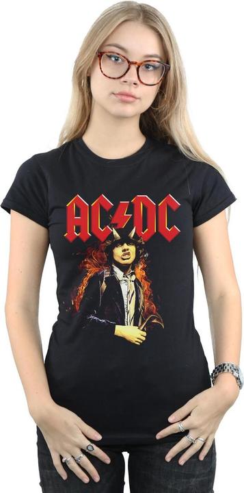 Actual product image AC/DC Womens/Ladies Angus Highway To Hell Cotton T-Shirt (M)