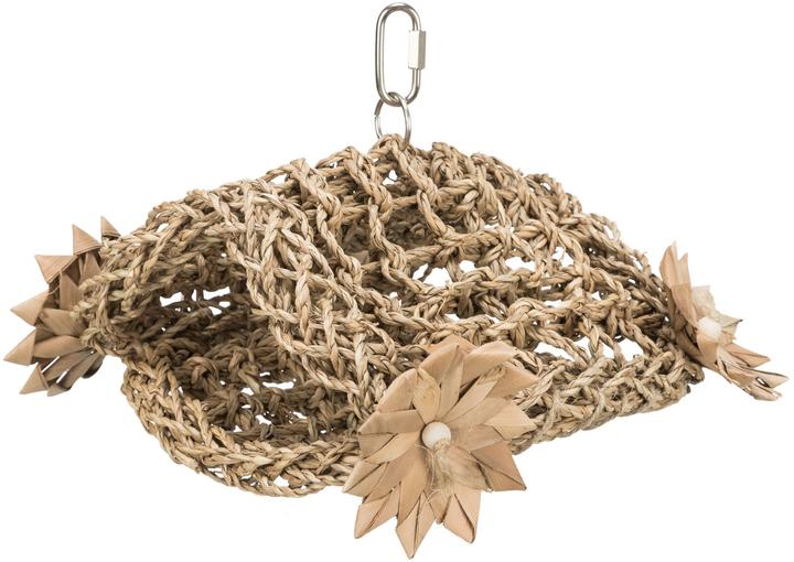 Image du produit Trixie Tente en herbe de mer à suspendre, 19 × 22 cm