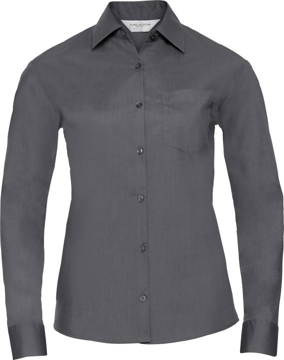Russell Collection Langarm Bluse