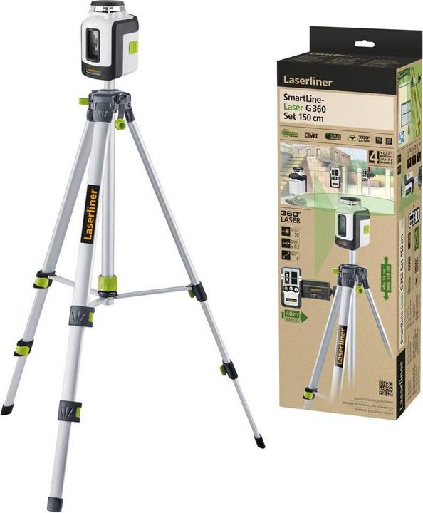 Actual product image Laserliner SmartLine-Laser G360 Set 150cm 360° line laser