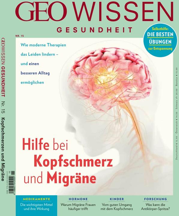 Produktbild GEO Wissen Gesundheit / GEO Wissen Gesundheit 15/20 - Hilft bei Kopfschmerz und Migräne (Deutsch, Markus Wolff, Jens Schröder, 2021)