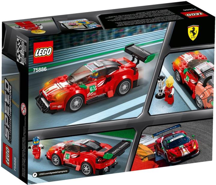 Image du produit LEGO Ferrari 488 GT3 Scuderia Corsa (75886, LEGO Speed Champions)