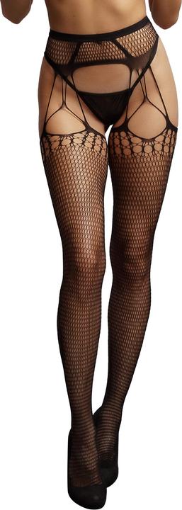 Le Désir Shredded Suspender Pantyhose (One Size)