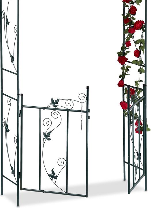 Image du produit Relaxdays Arche de rosiers avec porte (36.50 cm, 113.50 cm)