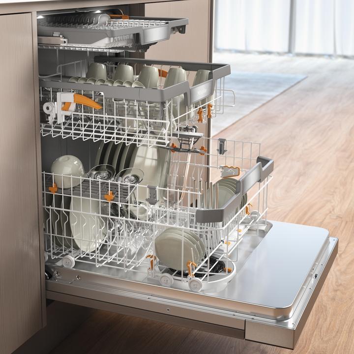 Actual product image Miele G 7935 Sci XXL sw EB dishwasherA 60cm integr. 38dB 8.4L drawer. AutoD.