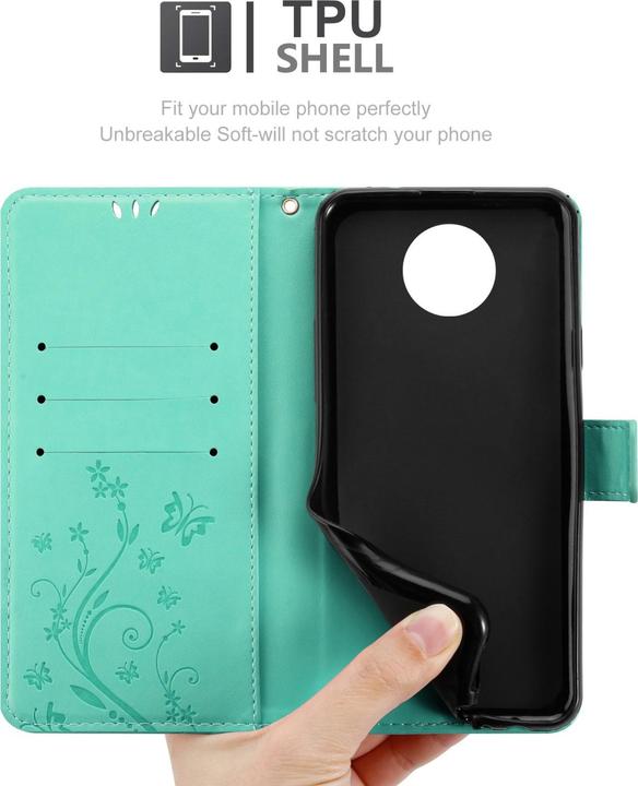 Actual product image Cadorabo Flower Book cover (Nokia G10, Nokia G20)