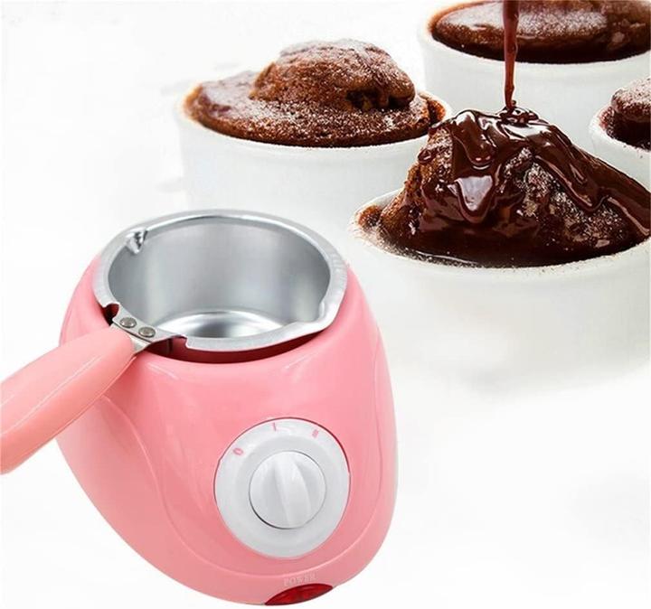Image du produit Zerodis Fondoir à chocolat, Rose (Fondue au chocolat)