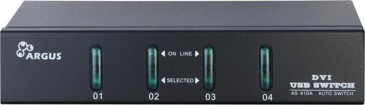 Immagine prodotto Intertech KVM KVM-AS-41DA 4x DVI-I 8x 3pin 3.5mm jack 2x USB