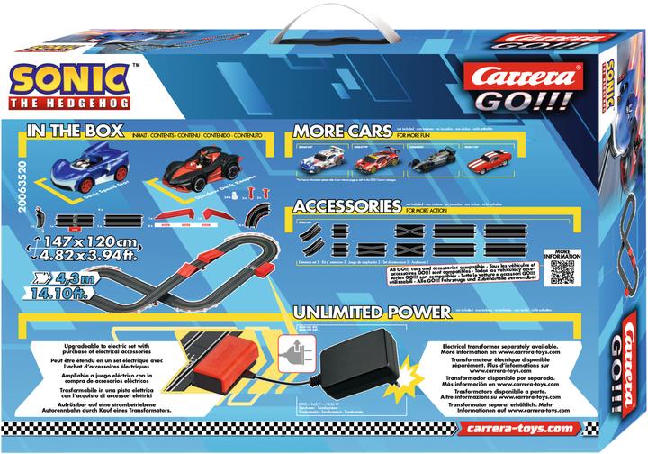 Immagine prodotto Carrera Pista per auto GO 63520 Sonic