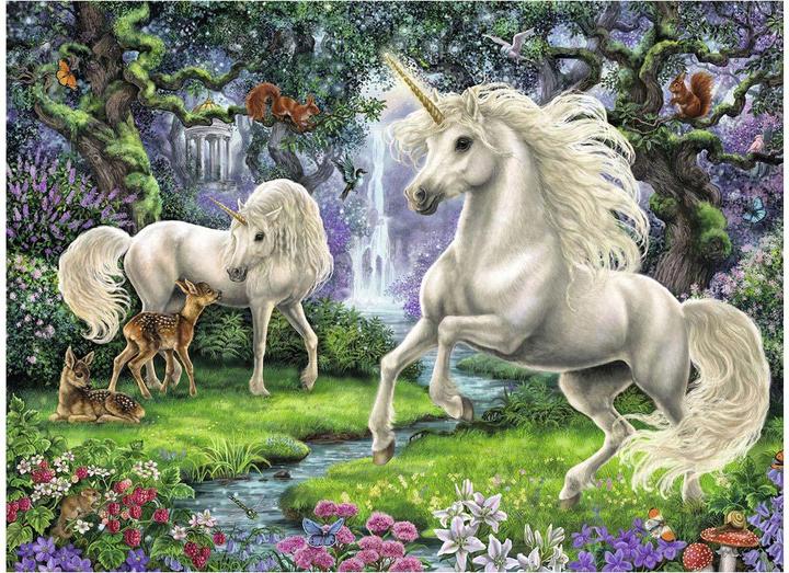 Actual product image Ravensburger Mysterious Unicorns (200 pieces)