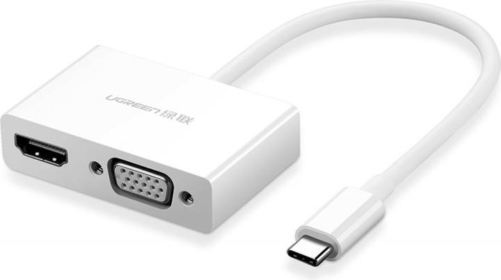 Ugreen USB-C zu HDMI + VGA Adapter (USB Typ-C, 3 cm)