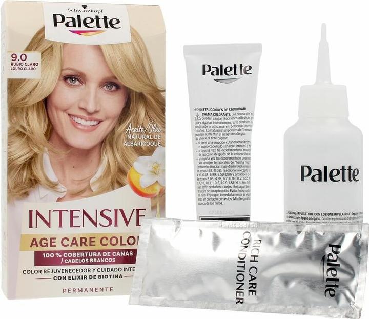 Produktbild Schwarzkopf INTENSIVE color rejuvenecedor permanente #9.0-rubio claro 1 u (9.0-rubio claro 1 u)