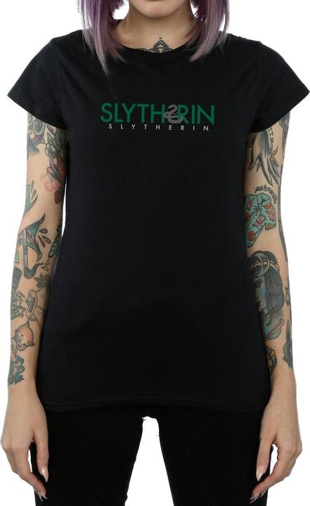 Image du produit - T-shirt SLYTHERIN TEXT - Femme (XL)
