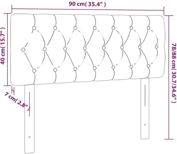 Immagine prodotto VidaXL Mathew (90 x 7 x 78/88 cm)