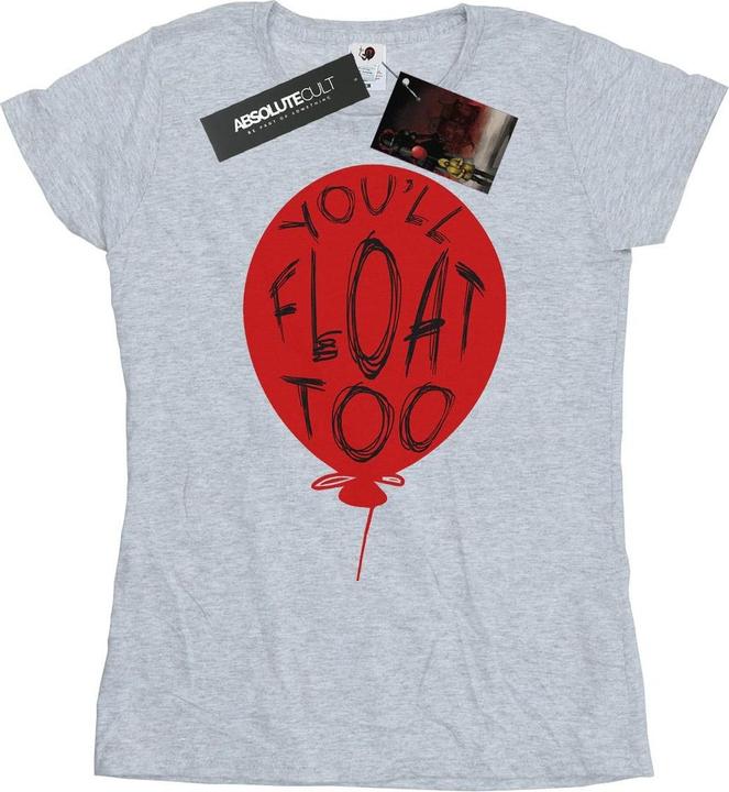 Actual product image Universal Textiles Womens/Ladies Pennywise You'll Float Too Cotton T-Shirt (M)