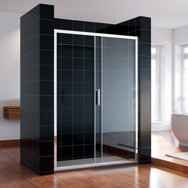Image du produit SONNI Duschabtrennung Nischentr Duschtren 150 x 185cm Duschtr Glas ESG 5mm (170 cm, 185 cm)