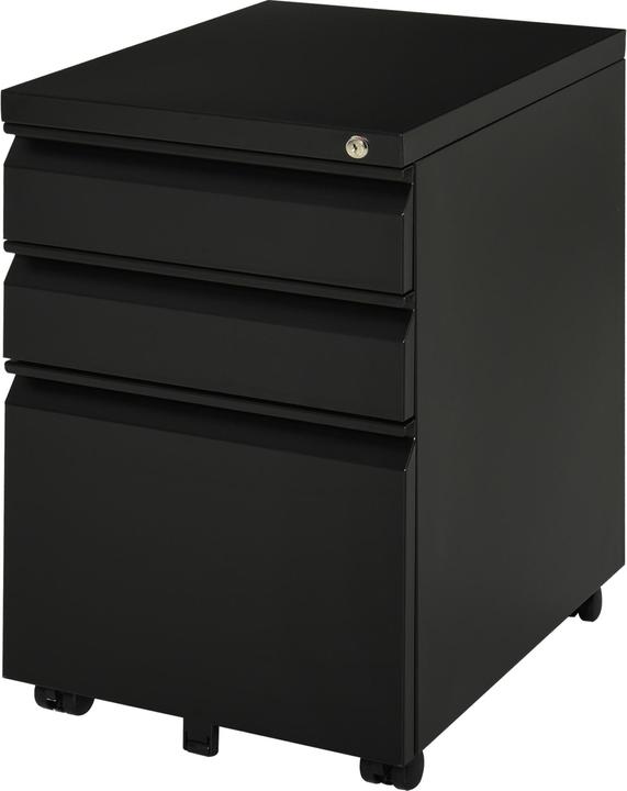 Vinsetto Rollcontainer mit Schubladen und Ablagefläche (39 x 48 x 60 cm)