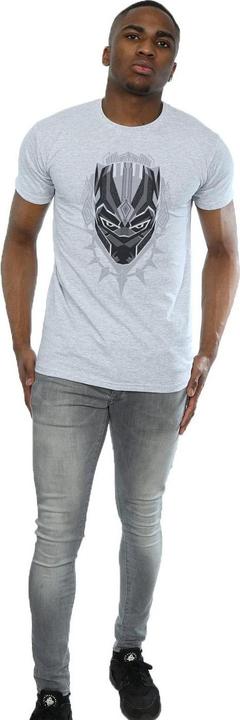 Image du produit Mens Black Panther Head T-Shirt (XL)